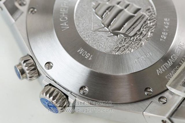 vacheron Constantin手錶 TWA江詩丹頓 縱橫四海多功能腕表 江詩丹頓高端男表  hds1083